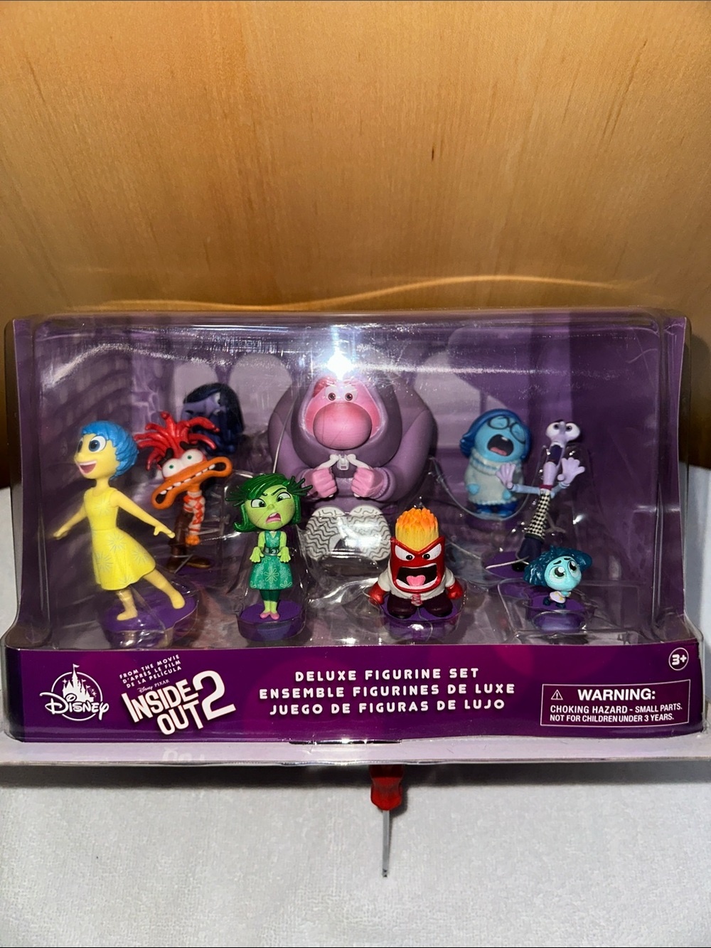 DISNEY AUTHENTIC Inside Out 2 Deluxe Playset BRAND NEW IN BOX